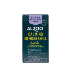 ALZOO™ Calming Diffuser Refill for Dogs providing natural stress and anxiety relief with Valerian and Lavandin