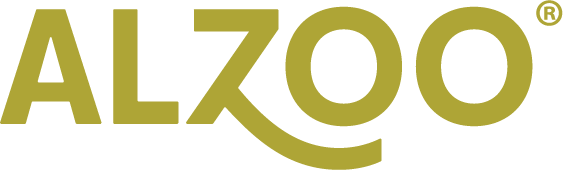 ALZOO brand logo - the avocado color
