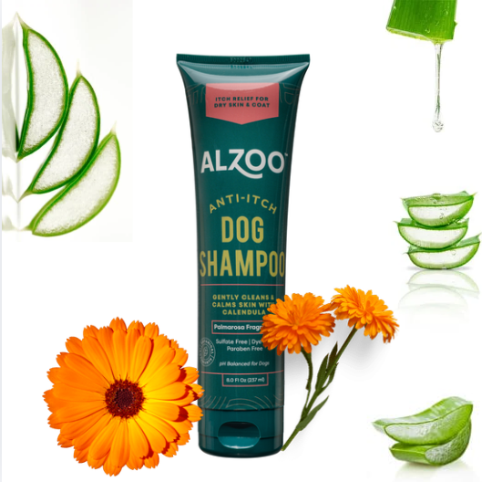 ALZOO™ Anti-Itch Dog Shampoo Plant-Based Relief for Dry and Itchy Skin