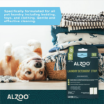 ALZOO™ Laundry Detergent Strips for Pet Laundry: Fragrance-Free, Gentle, and Eco-Friendly