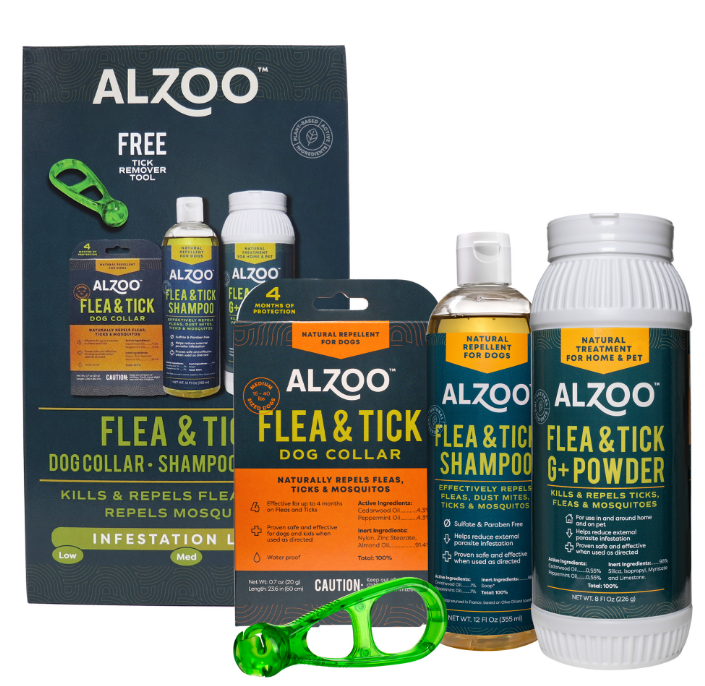 Flea and Tick Infestation Kit for Dogs Low to High Protection