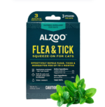 ALZOO™ Natural Flea & Tick Squeeze-On for Cats: Gentle, Plant-Based Protection