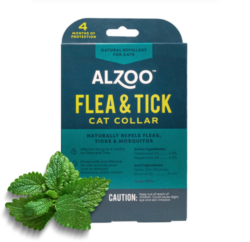 ALZOO™ Natural Flea & Tick Cat Collar: Plant-Based, Gentle, and Eco-Friendly Protection