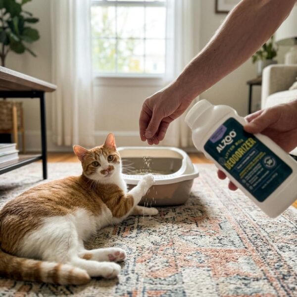 Cat Litter Deodorizer, Fresh Lavender Scent, 26.6 Oz., Pack of 2 - Image 3