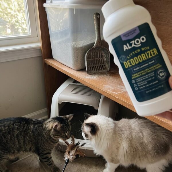 Cat Litter Deodorizer, Fresh Lavender Scent, 26.6 Oz., Pack of 2 - Image 6