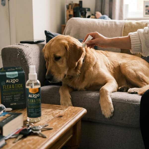 Plant-Based Flea & Tick Squeeze-On for Dogs + Repellent Spray - Image 8