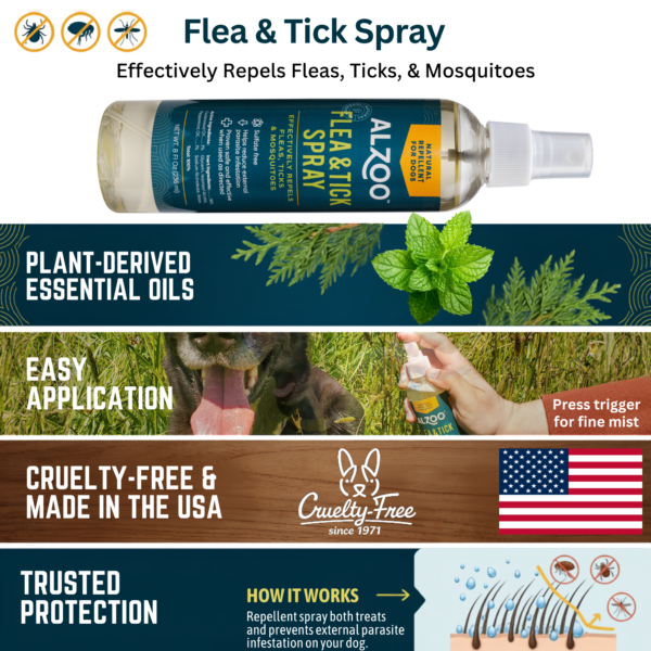 Plant-Based Flea & Tick Squeeze-On for Dogs + Repellent Spray - Image 10