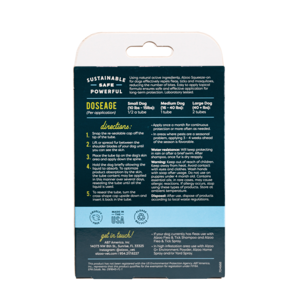 Plant-Based Flea & Tick Squeeze-On for Dogs + Repellent Spray - Image 7