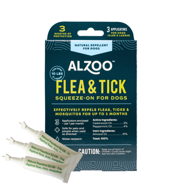 Plant-Based Flea & Tick Squeeze-On for Dogs + Repellent Spray - Image 4